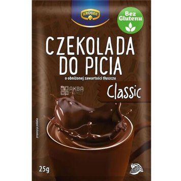 Горячий шоколад растворимый напиток Kruger Classic, 25г, (стик), без глютена 1662914943 фото