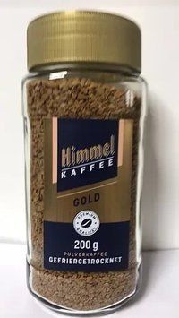 Кава розчинна гранульована Himmel GOLD, 200г, Німеччина, в скляній банці сублімована 1628260479 фото