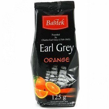 Чай черный листовой Bastek Earl Grey Orange с бергамотом и апельсином, 125 г, Польша 1558465488 фото