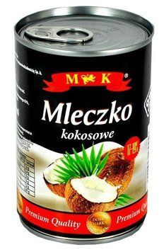 Кокосовое молоко жирностью 17-19% M&K 400мл, Mleczko kokosove, ж/б, Польша 1425296341 фото