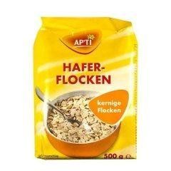 Овсянка классическая цельнозерновая Apti Haferflocken 500г, Германия, быстрого приготовления 1584432197 фото