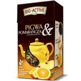 Чай черный листовой рассыпной Big-Active с грушой и апельсином, 80 г, Польша 1558483842 фото