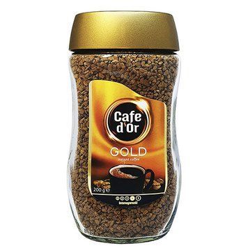 Кава розчинна сублімована у скляній банці Cafe Dor Gold, 200 г 219961937 фото