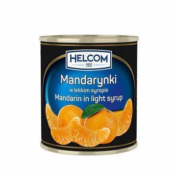 Мандарини консервовані в сиропі скибочками в ж/б Helcom (Польща), 312 г 1609260935 фото