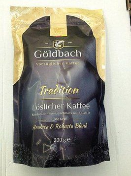 Кава розчинна Goldbach Tradition, 200 г (пакет) 801587062 фото