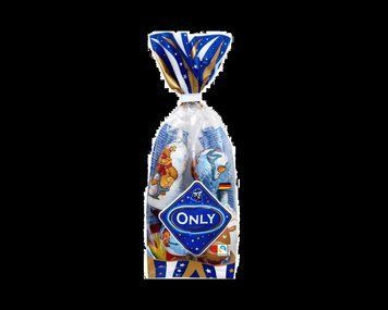 Шоколадный набор новогодний Only игрушки на елку Санта Клаус, 100 г, Австрия (7 штук в пакете) 2435318086 фото