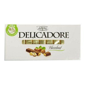 Подарочный молочный шоколад c нежной ореховой начинкой Delicadore Baron Haselnut (Орех), 200 г, Польша 1330584164 фото