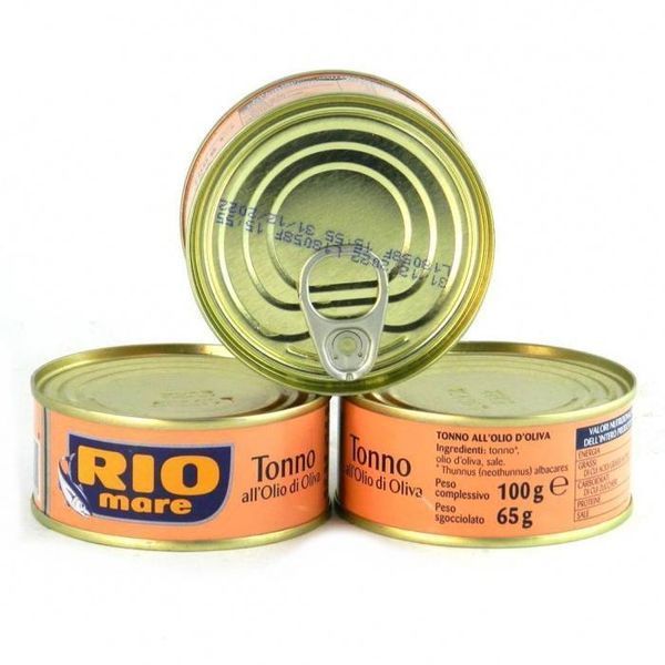 Тунец (консерва) цельными кусочками в масле Rio Mare 100г 2289235556 фото