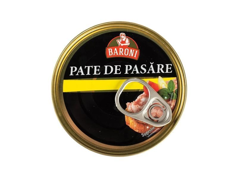 Паштет куриный Baroni Pate de Porc, 200 г (Румыния), консерва мясная с курицей 1855734951 фото