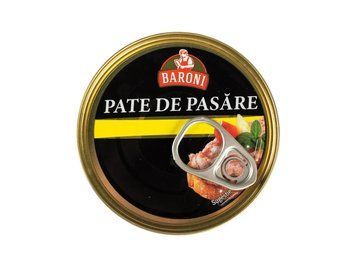 Паштет куриный Baroni Pate de Porc, 120 г (Румыния), консерва мясная с курицой в жестяной банке 1855736784 фото