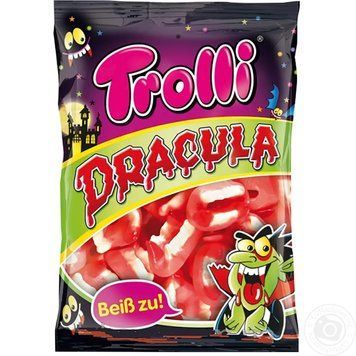 Конфеты желейные жевательные Trolli Dracula (Дракула), 150г Германия 1688028840 фото
