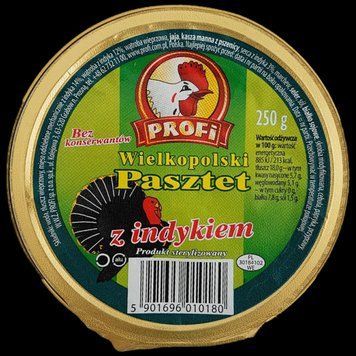 Паштет польский индюк Profi Pasztet, 250г, таблетка, БЕЗ Консервантов, индюшачий паштет 1665680898 фото