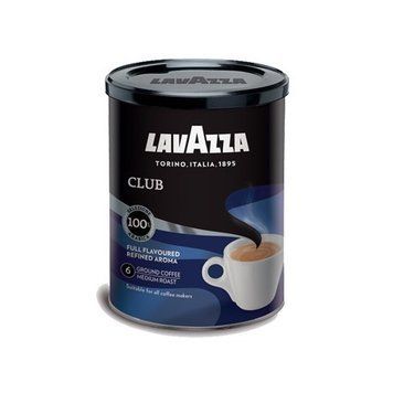 Молотый итальянский кофе Lavazza Espresso Club ж/б, 250г 100% арабики 1297607221 фото