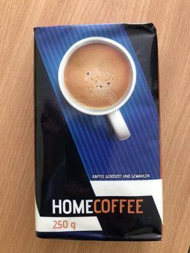 Кофе молотый натуральный Home Coffee, 250г, Германия, ОРИГИНАЛ, купаж робусты и арабики 1980706459 фото