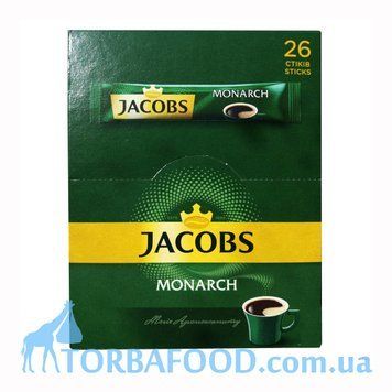 Кава розчинна в стиках Jacobs Monarch Якобс (26 стиків), Україна 592831185 фото