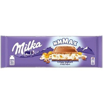 Шоколад молочный йогуртовой начинкой и хлопьями Milka Crispy Joghurt, 300 г, Швейцария 1565060229 фото