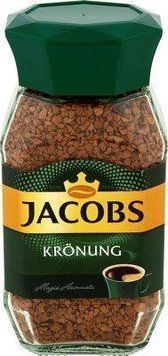 Кава розчинна сублімована Jacobs Kronung, 200г в скляній банці, Німеччина, 1464621611 фото