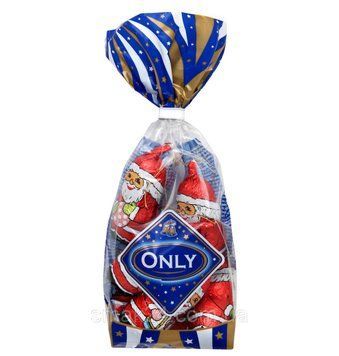 Шоколадный набор новогодний Only игрушки на елку Санта Клаус, 100 г, Австрия (7 штук в пакете) 1511676501 фото