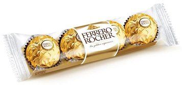 Конфеты шоколадные Ferrero Rocher, 50г Германия,с цельным лесным орехом, 2465794807 фото