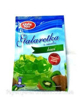 Желе (галаретка) со вкусом киви Galaretka Kraw Pak, в пакетиках 70 г, Польша, оригинал 1630301103 фото