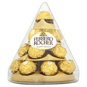 Конфеты шоколадные в коробке Ferrero Rocher 212г (Конус) 2465887618 фото