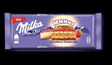 Шоколад молочный Milka Strawberry Cheescake, 300 г 1241654808 фото