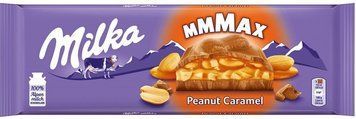 Шоколад молочный с карамелью и арахисом Milka Peanut Caramel, 270г 1241673340 фото