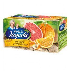 Чай фруктовый Baвcia Jagoda в пакетах с апельсином и грейпфрут (саше) 20 шт., 40г, Польша, апельсин и мелисса 1859138355 фото