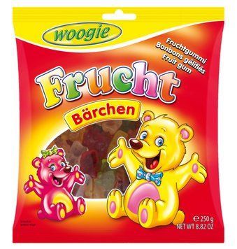Конфеты желейные мишки Woogie Gums Bears , 250г, Германия, жевательные конфеты в форме медведя 1689273843 фото