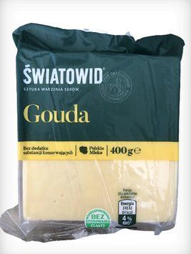 Сир твердий брусок Гауда Gouda Swiatowid, 400г (ТЕРМІН до 03.11.2025) 1371482350 фото