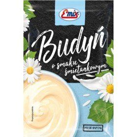 Пудинг со сливочным вкусом БЕЗ САХАРА в пакете Budyn Emix, 40 г, Польша, быстрого приготовления 1437746353 фото