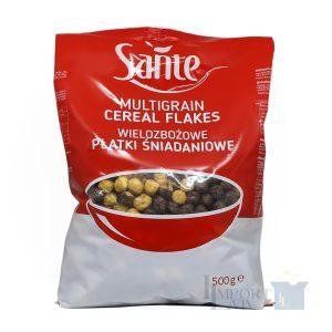 Шоколадно медовые шарики злаковые Sante, 500г, Польша, сухие завтраки, хлопья, хопки, 1642950315 фото