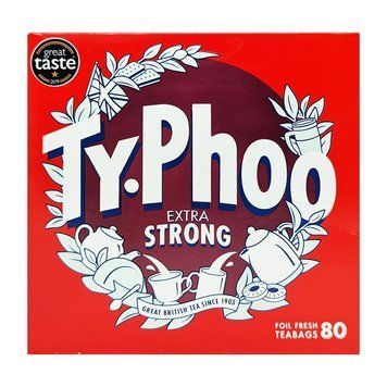 Крепкий черний английский чай в пакетиках Ty-Phoo Extra Strong, Великобритания, 80 пакетов 2103349179 фото