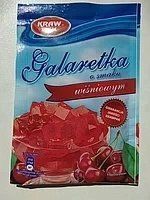 Желе (галаретка) со вкусом вишни Galaretka Kraw Pak, в пакетиках 70 г, Польша, оригинал 1426013165 фото