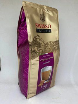 Капучино со вкусом амаретто Swisso Amaretto, 1кг, Германия, 2143700030 фото