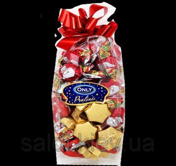 Конфеты шоколадные набор ассорти новогодний Only Pralines (Пралине), 500 г, Австрия, 1515124987 фото