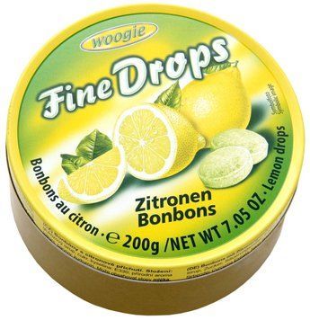 Леденцы Woogie Fine Drops со вкусом лимона и мяты в железной банке, 200 г (Австрия) 1515136126 фото