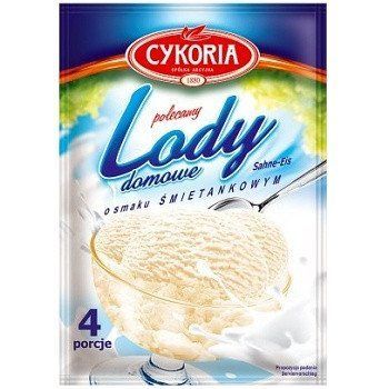 Мороженое домашнее сухое в пакетиках Lody Cykoria Smietankowym smaku (пломбир), 60 г 1279679942 фото