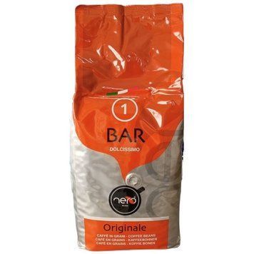 Кофе в зернах Nero Bar 1 DOLCISSIMO, 1кг, Италия, темной обжарки, 2220657166 фото