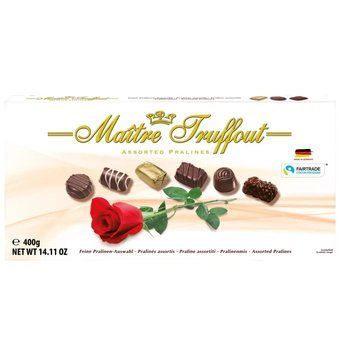 Шоколадные конфеты в коробке Пралине Maitre Truffout Pralines, 400 г, Австрия 1120783335 фото