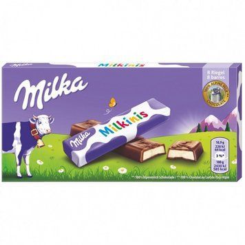 Шоколад молочный с кремовой начинкой Milka Milkinis Sticks 87,5г 2466695470 фото