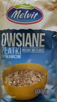 Овсяная крупа мягкая быстрого приготовления Melwit Platki Owsiane, 400г, Польша 1483095233 фото