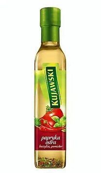 Масло рапсовое с паприкой (острая), помидор, базилик Kujawski, 250мл, Польша, рафинированое, 1814101087 фото