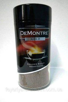 Кава розчинна Demontre Gold, 200 г, сублімована гранульована, Польща, кава Демонтре 610932557 фото