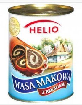 Маковая масса Helio, 850г, ж/б с кусочками сухофруктов (изюм, курага, цедра апельсина), польский мак в банке 1345750226 фото