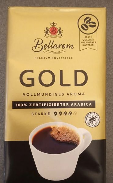 Кофе молотый 100% арабика Bellarom Gold, 500г, Германия 2096800874 фото