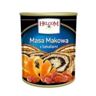 Маковая начинка (масса) с кусочками сухофруктов Helcom, 850 г (Польша), ж/б 1568123925 фото