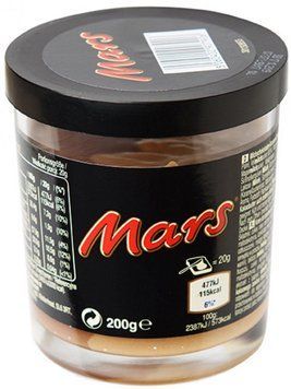 Шоколадно-карамельный крем Mars, 200 г, Голландия (Нидерланды) 1348342909 фото