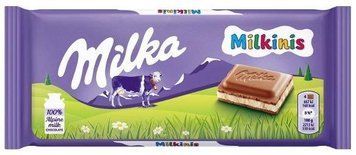 Шоколад молочный с кремовой начинкой Milka Milkinis, 100 г, Швейцария, Милкинис 1702977370 фото