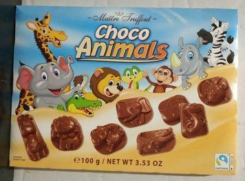 Шоколадные конфеты Maitre Truffout Choco Animals, 100 г 1122819671 фото